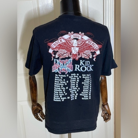 Kid Rock - Rock Rebels 2009 With Lynyrd Skynyrd.  Black Shirt. L. Anvil .‌‌‌‌‌ - Picture 3 of 12